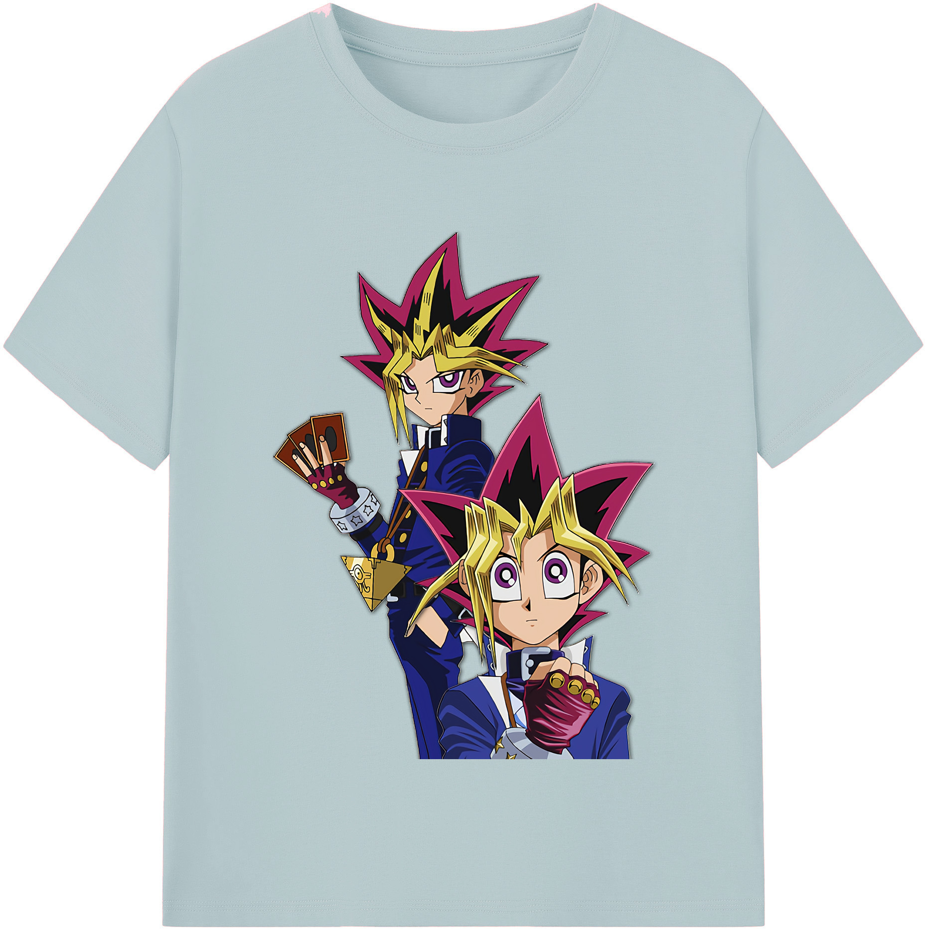 （画像用） 遊☆戯☆王 Yu-Gi-Oh! 綿100％半袖Tシャツ（フロントプリント）